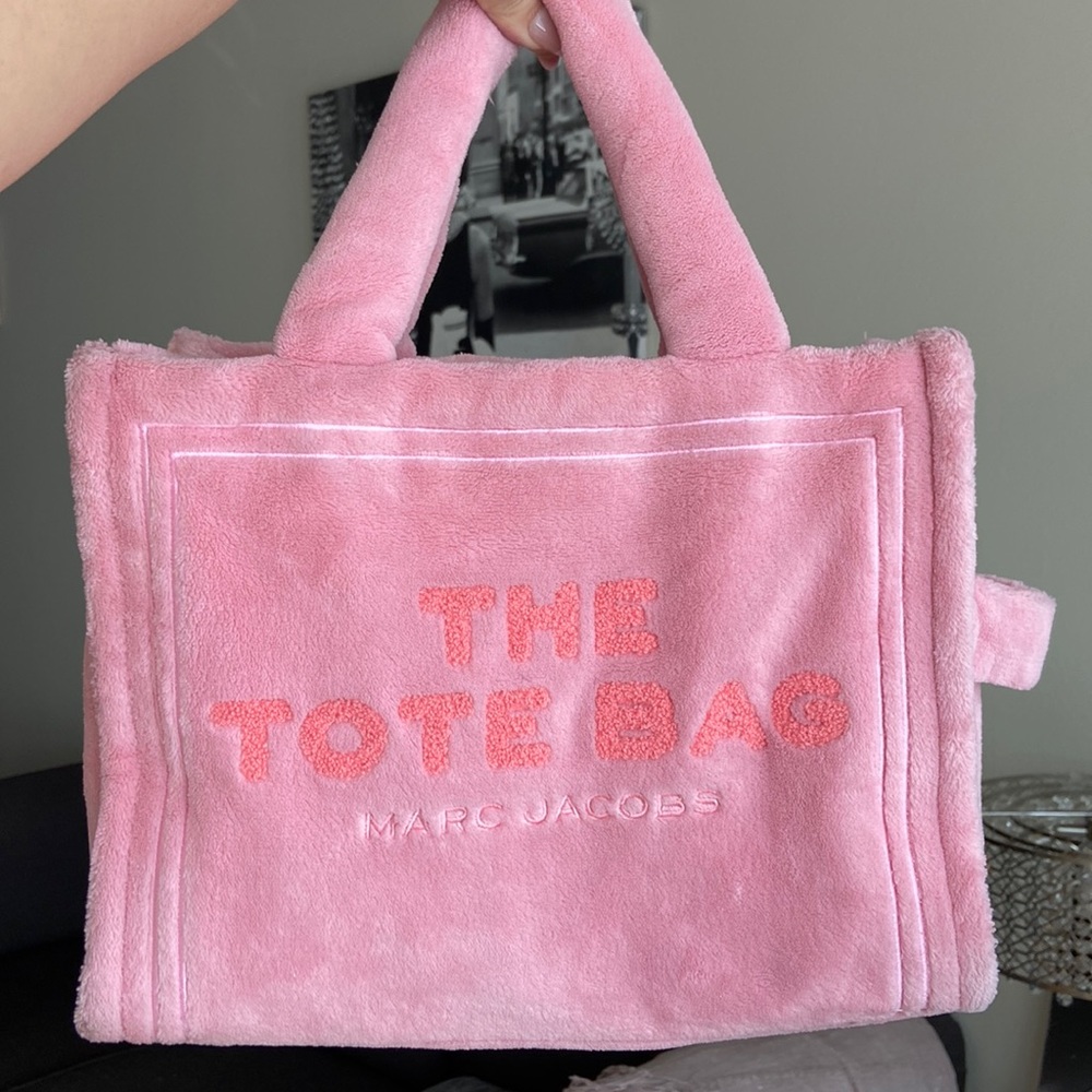 Marc Jacobs Terry Cloth Tote Bag PINK